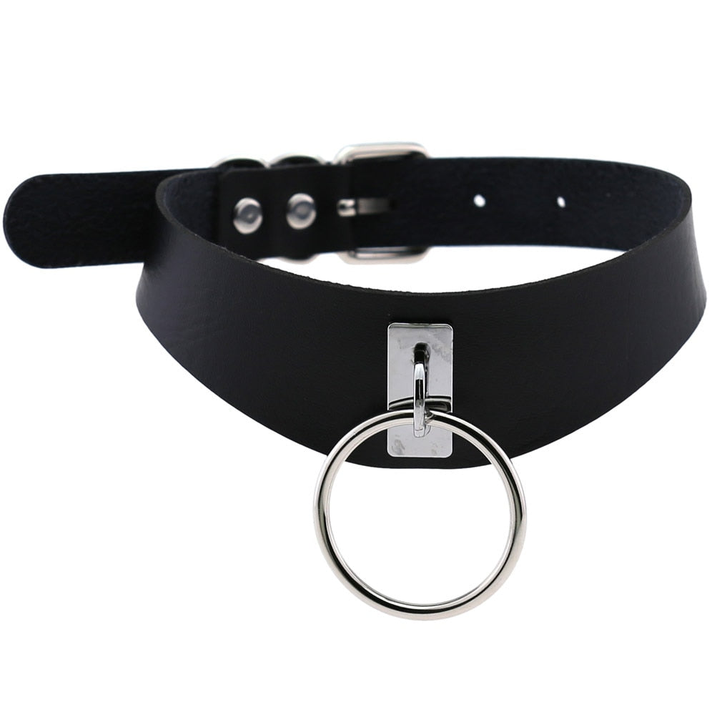 Funki Findz | Necklaces | Unisex Hip Hop PU Leather Choker