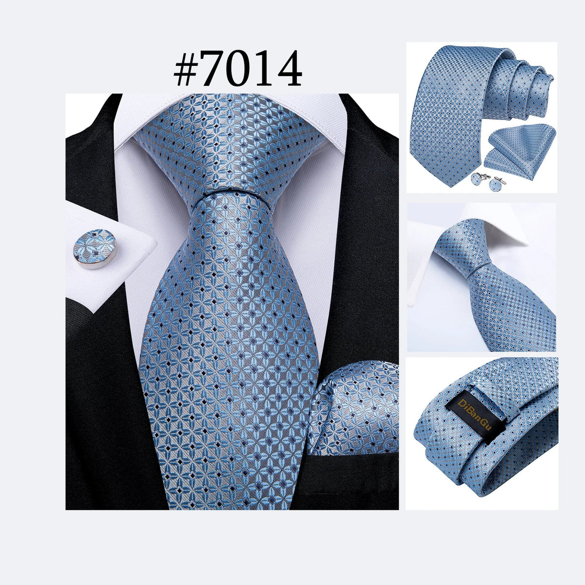 Funki Findz | Neckties | Men's 3Pcs Paisley Wedding Tie Sets