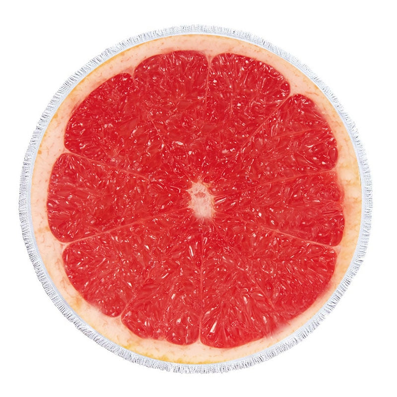 Funki Findz | Beach Mats | Fruit Printed Beach Mat Towel Throw