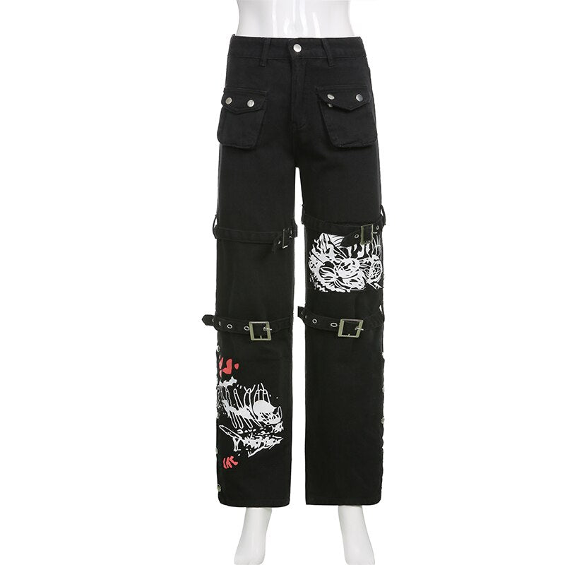 Funki Findz | Pants | Women's Gothic Harajuku Streetwear Pants