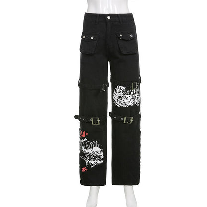 Funki Findz | Pants | Women's Gothic Harajuku Streetwear Pants