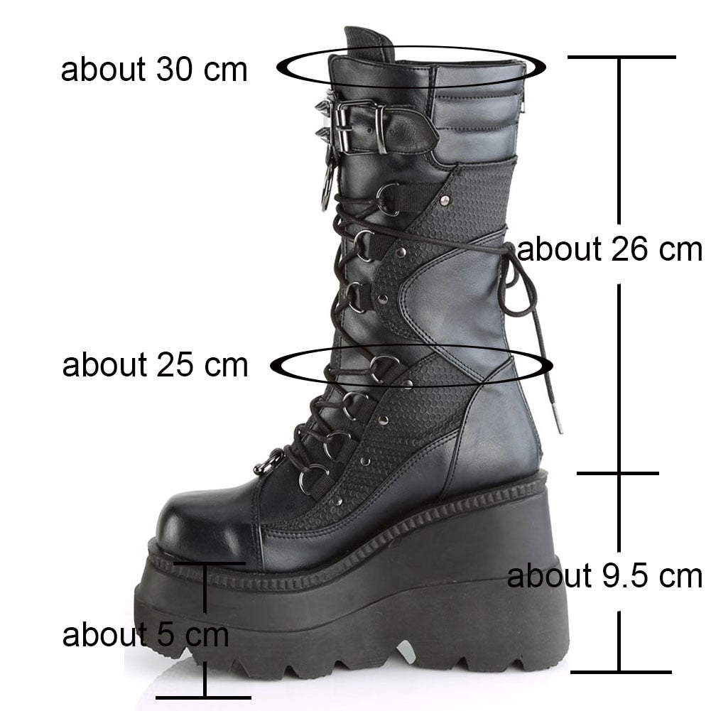 Funki Findz | Boots | Women's New Gothic Style Platform Boots