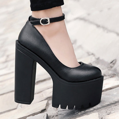 Funki Findz | Shoes | Women's Sexy High Chunky Heel Platforms