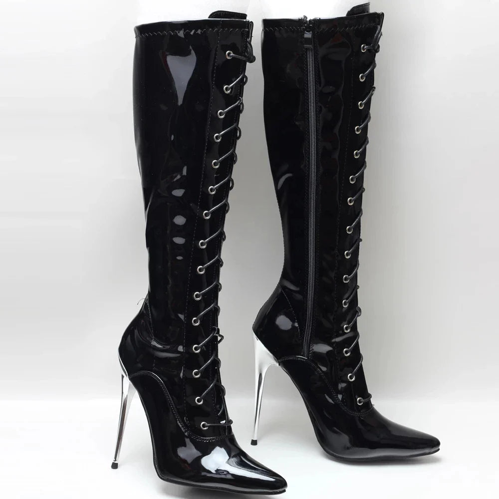 Funki Findz | Boots | Women's Super High Heel Stilettos Boots