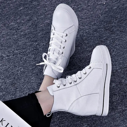 Funki Findz | Boots | Women's Canvas High Rise Ankle Sneaker