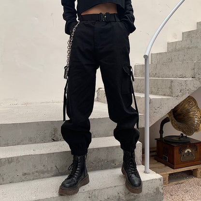 Funki Findz | Pants | Women's Big Pockets Loose Cargo Pant