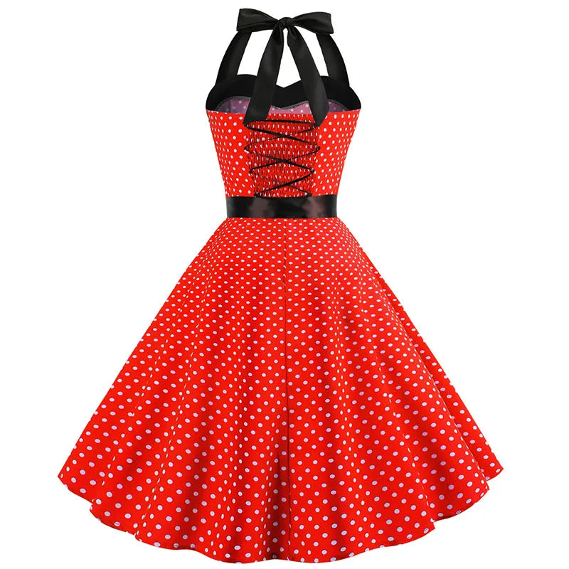 Funki Findz | Dresses | Women's Rockabilly Swing Halter Dress