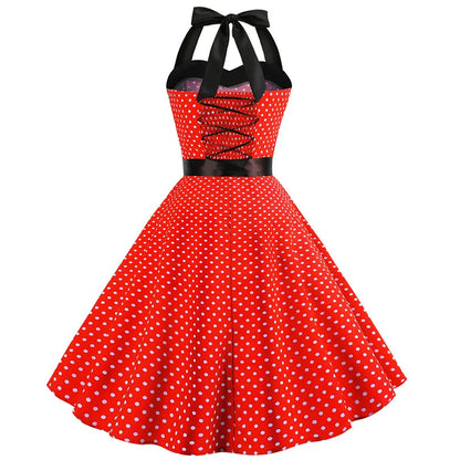 Funki Findz | Dresses | Women's Rockabilly Swing Halter Dress