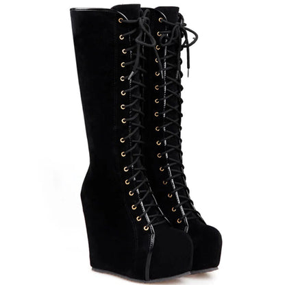 Funki Findz | Boots | Women's High Luxury Gothic Platform Boots