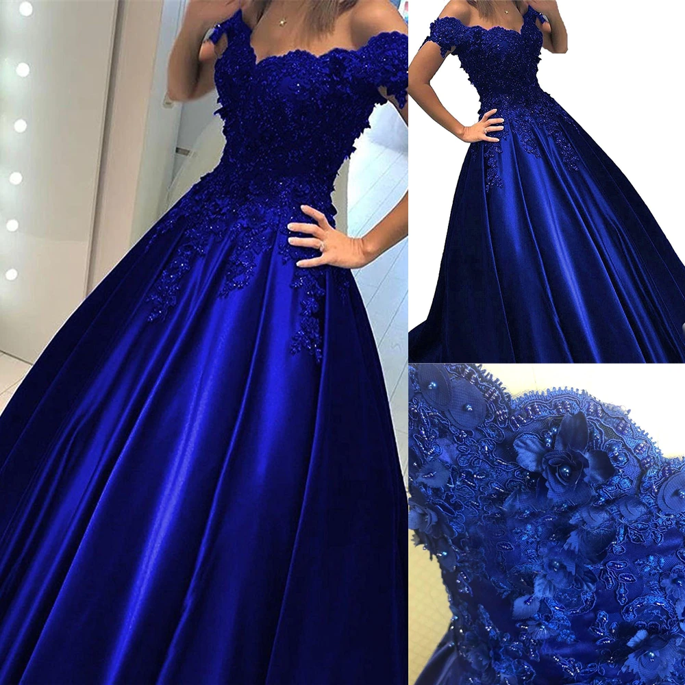 Funki Findz | Dresses | Women's Elegant Long Satin Ball Gown