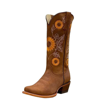 Funki Findz | Boots | Women's Embroidered Flower Cowboy Boot