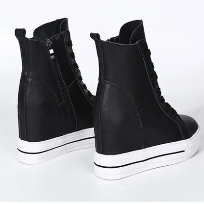 Funki Findz | Boots | Women's Canvas High Rise Ankle Sneaker