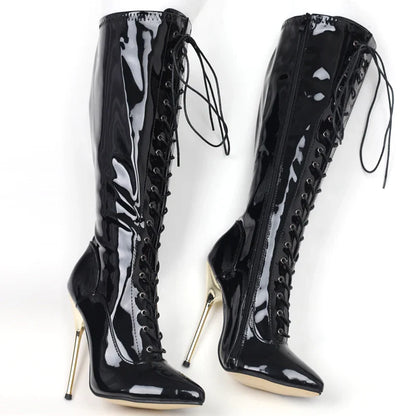 Funki Findz | Boots | Women's Super High Heel Stilettos Boots