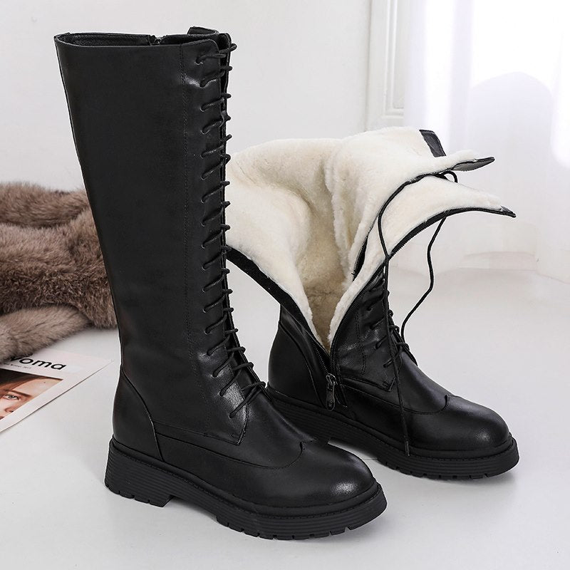 Funki Findz | Boots | Women's Leather Winter Boots | Sheep Skin