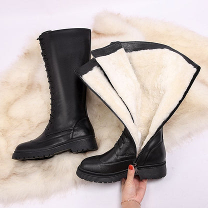 Funki Findz | Boots | Women's Leather Winter Boots | Sheep Skin