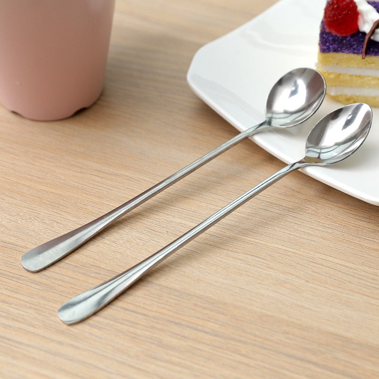 Funki Findz | Spoons | Stainless Steel Long Coffee Spoons 6Pcs
