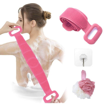 Funki Buys | Back Scrubber | Travel Size Shower Body Scrubber Belt