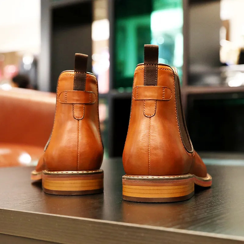 Funki Findz | Boots | Men's Stylish Luxury Leather Chelsea Boots