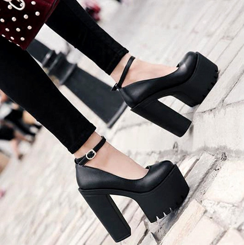 Funki Findz | Shoes | Women's Sexy High Chunky Heel Platforms