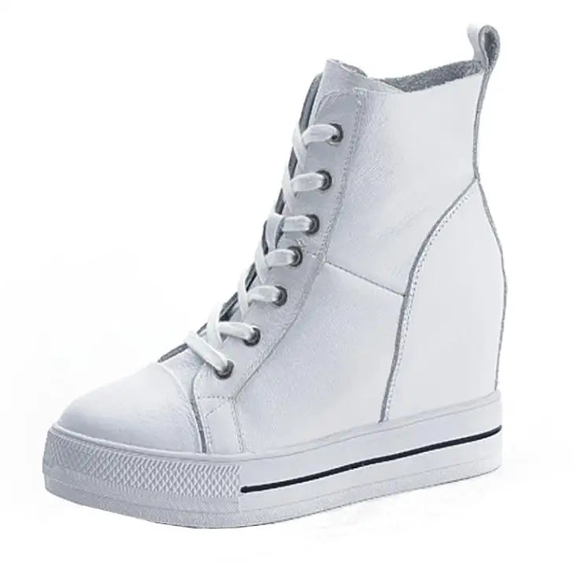 Funki Findz | Boots | Women's Canvas High Rise Ankle Sneaker