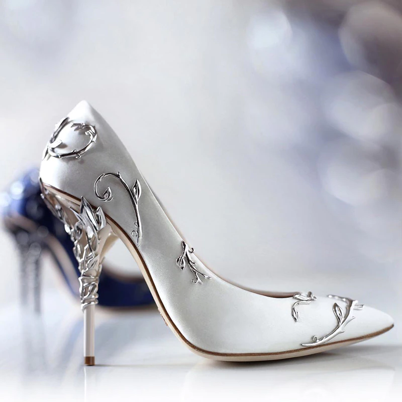 Funki Findz | Shoes | Women's Elegant Silk Formal Prom Stilettos