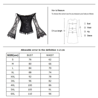 Funki Findz | Dresses | Women's Gothic Punk Corset Skirt Sets