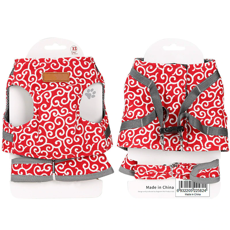 Funki Findz | Pet Harnesses | Cat Harness Walking Lead Vest Set