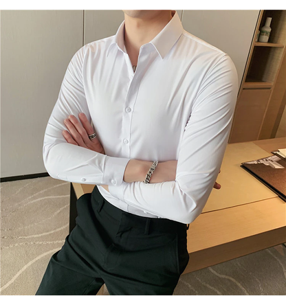 Funki Findz | Shirts | Men's Slim Fit British Style Dress Shirt 7XL