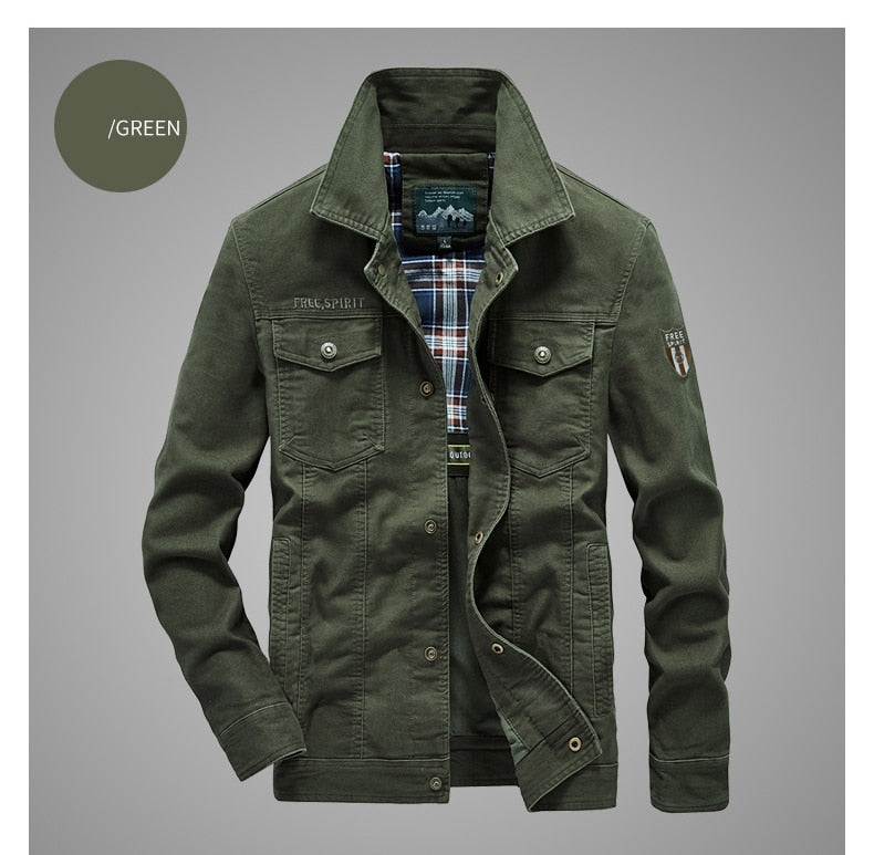 Funki Findz | Jackets | Men's Military Warm Zip Up Cotton Jacket