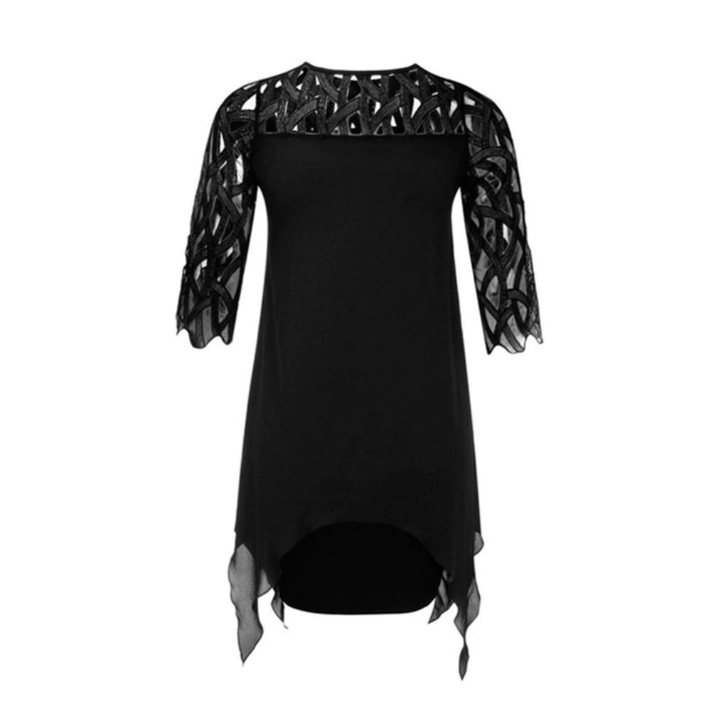 Funki Findz | Dresses | Women's Plus Size Lace Mesh Midi Dress