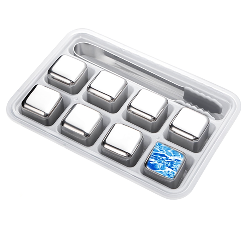 Funki Findz | Whisky Stones | Stainless Steel Ice Cubes Sets