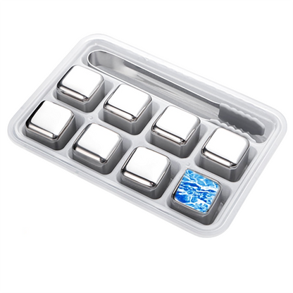 Funki Findz | Whisky Stones | Stainless Steel Ice Cubes Sets