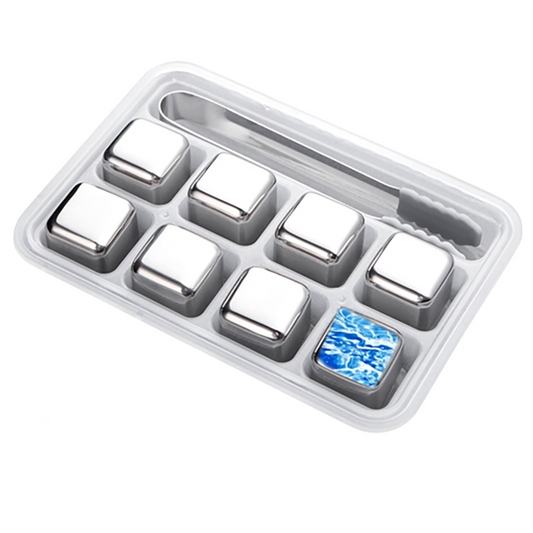 Funki Findz | Whisky Stones | Stainless Steel Ice Cubes Sets
