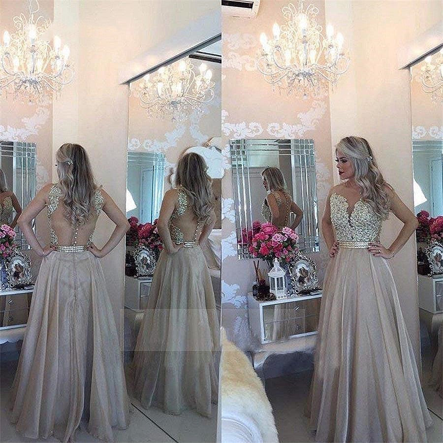 Funki Findz | Dresses | Women's Chiffon Beaded Prom Dress