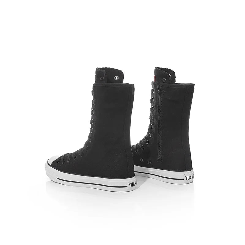 Funki Findz | Boots | Women's Men's Canvas Mid-Calf Sneakers