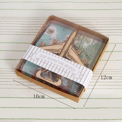 Funki Findz | Bottle Openers | Airplane Wedding Favor Opener