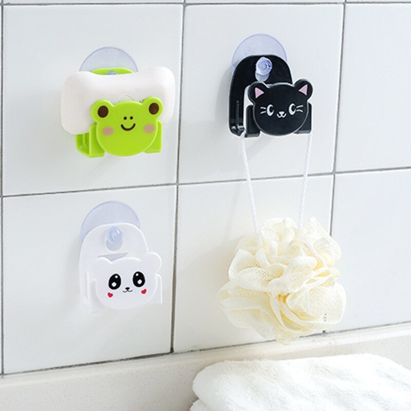 Funki Findz | Sink Caddies | Cute Cartoon Cat Sponge Holder Set