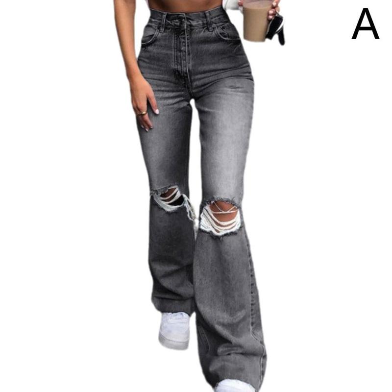 Funki Findz | Pants | Women's Vintage Ripped Bell Bottom Jeans