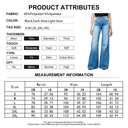 Funki Findz | Pants | Women's Flared Wide Leg Mom Jeans