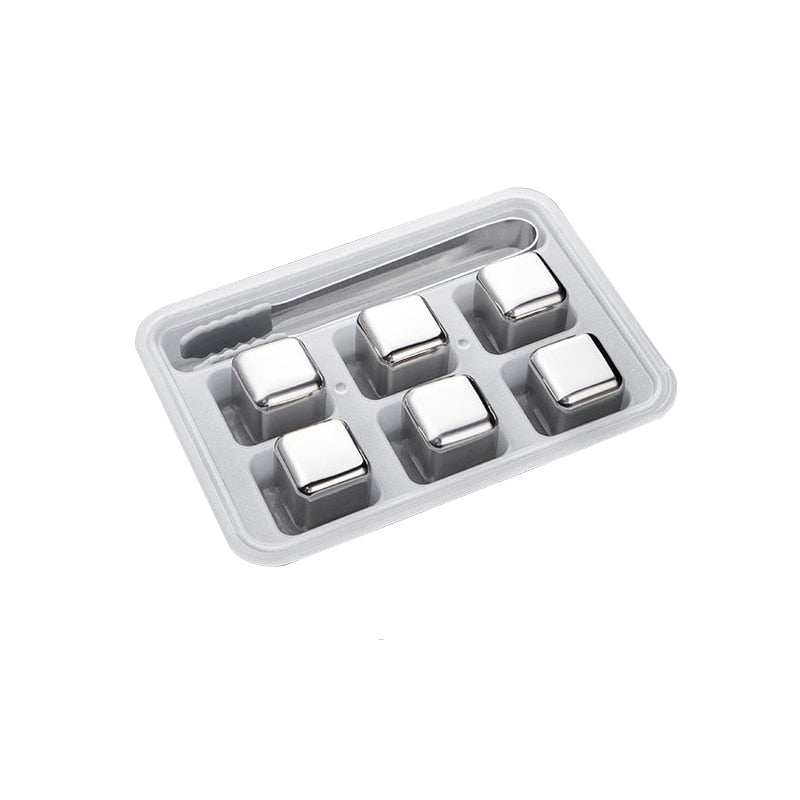 Funki Findz | Whisky Stones | Stainless Steel Ice Cubes Sets