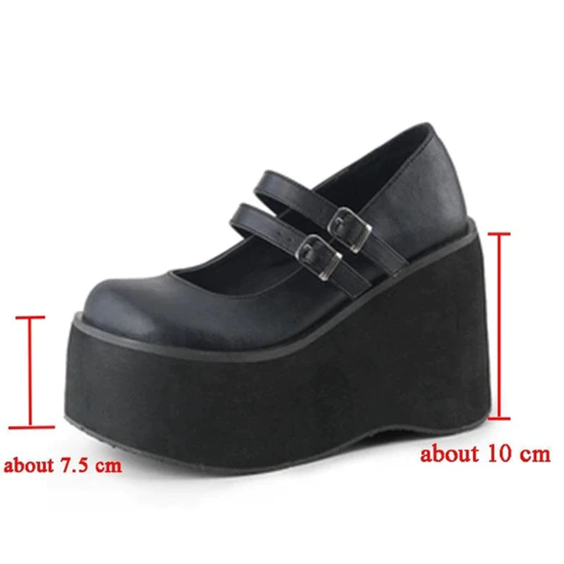 Funki Findz | Shoes | Women's Platform Wedge High Mary Janes