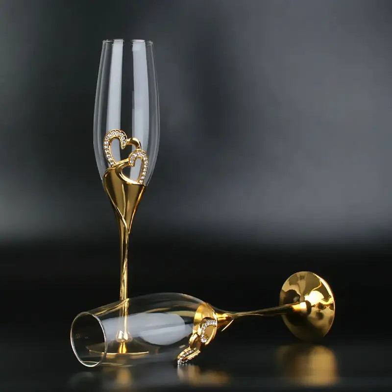 Funki Findz | Glasses | Wedding Champagne Glasses | Toast x 2