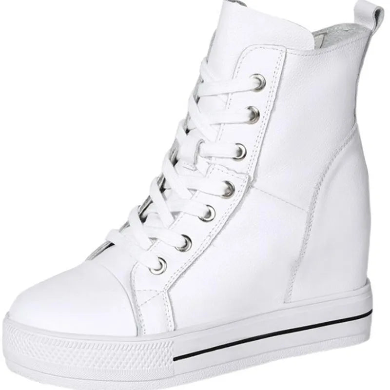 Funki Findz | Boots | Women's Canvas High Rise Ankle Sneaker