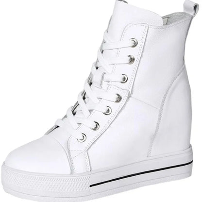 Funki Findz | Boots | Women's Canvas High Rise Ankle Sneaker
