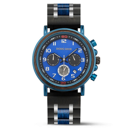Funki Findz | Watches | Men's Wooden Quartz Wrist Stop Watch