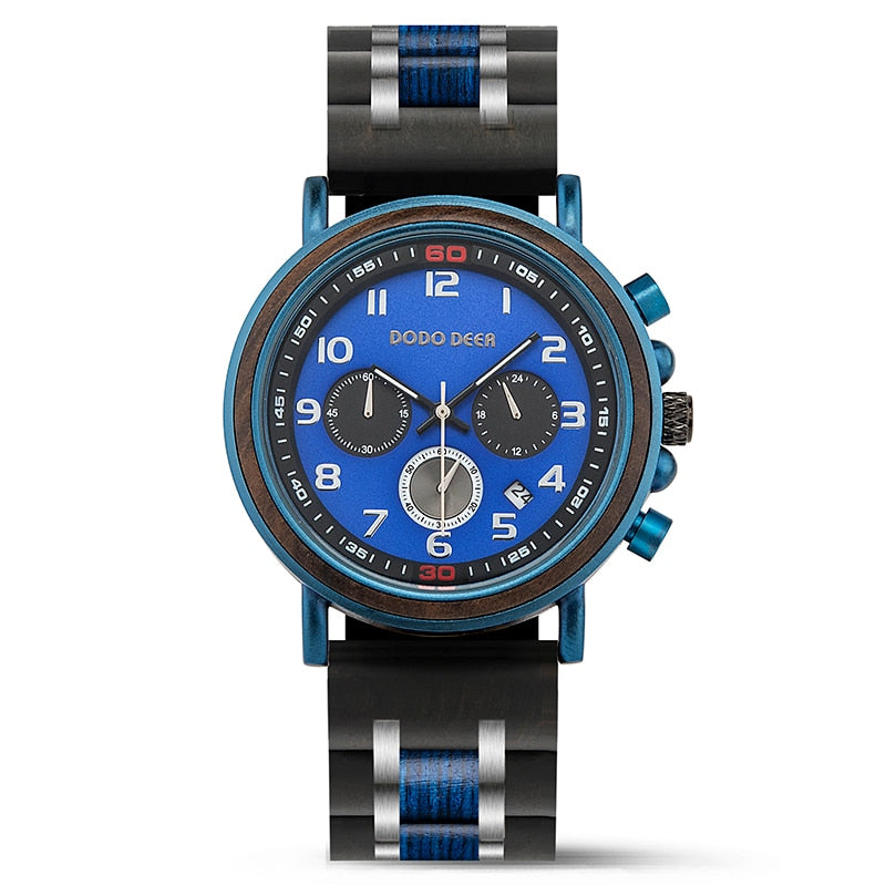 Funki Findz | Watches | Men's Wooden Quartz Wrist Stop Watch