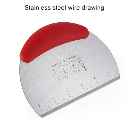 Funki Findz | Cooking Scrapers | Stainless Steel Dough Cutters