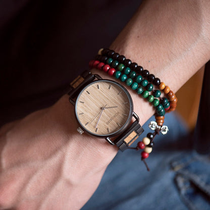 Funki Findz | Watches | Men's Wood Quartz Wristwatch | Gift