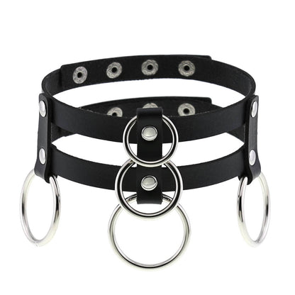 Funki Findz | Necklaces | Unisex Hip Hop PU Leather Choker