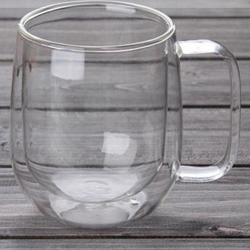 Funki Findz | Mugs | Double Wall Glass Mug | Coffee Cup